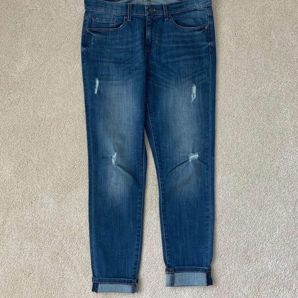 Banana Republic Distressed Skinny Ankle Jeans 28